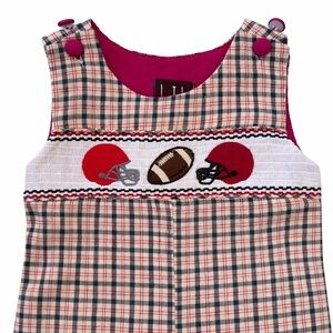 Lil Cactus Smocked Football Longall 18–24 Months